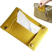 Pocket Tissue Pouch - Tissue Organizer, Storage Pouch for Feminine Pads | Menstrual Napkin Holder, Travel Tissue Case, PU Leather Tissue Holder Pouch