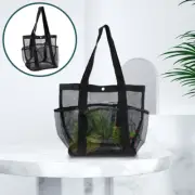 Mesh Toiletry Bag Dorm Shower Multi-pocket Beach Tote Travel Child