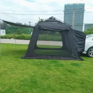 韓國爆款一體車尾帳篷天幕自動免搭建速開自駕戶外遮陽棚側帳延伸