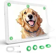 Rechargeable A3 Light Box for tracing,Diamond Art Light Board with 4 Magnets,Wir