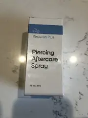 Recurrent Plus Piercing Aftercare Spray A Refreshing Mist .1 Fl oz Exp. 4/2025