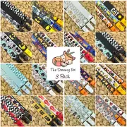 3 Pack Dummy Clips - Pacifier Chain - Soother Holder - Dummie Strap - Binky Boys