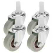 4 Pcs Clean The Wheels Shopping Caster Replacement for Mop Bucket