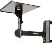Adjustable Tray + tilt 35mm pole socket + wall/truss bracket with clamps