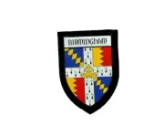 Patch embroidered fusible printed coat of arms flag patch birmingham english