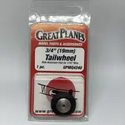 Great Planes GPMQ4240 3/4” Tailwheel New GPMQ4240 With Aluminum Hub 1/16” Wire