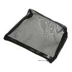 Mesh Cosmetic Bag, 9"x2"x6" Portable Travel Makeup Bag Storage Bag, Black