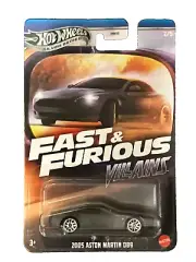 2025 HOT WHEELS FAST & FURIOUS VILLAINS 2005 ASTON MARTIN DB9