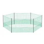 Chicken Run Pen Fence Duck Breeding Farm House Cage Poultry Mesh Netting Enclosure Hutch Outdoor Habitat