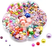 [Perfeclan] Pearl Cabochon Beads Flatback Making DIY Handcrafts Ornaments