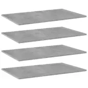 Bookshelf Replacement Boards 4pcs 80x50cm Bookcase Shelving Part Shelf Panel Set