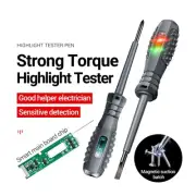 Electric Pen Flat Cross Screwdriver Handheld Detector Versatile with Light