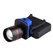 COB T6 LED Clip-On Head Torch Zoomable Cap Hat Light Headlamp Fishing Camping C