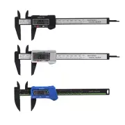 Digital Caliper With Extra Large LCD Screen For Measuring Inside Outside Depth
