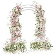 Large Metal Wedding Arch, Balloon Arch Backdrop Arch Stand Yard Party Decoration