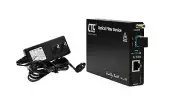 Gigabit Fiber media converter SMF 1000BaseLX 40Km single-mode 1310nm web managed