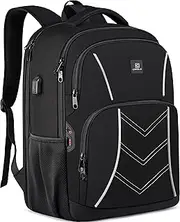[Cafele] TSA Friendly Flight Approved Business Backpack, Water-resistant Lightweight School Rucksack, Durable Large Weekender Bag Daypack
