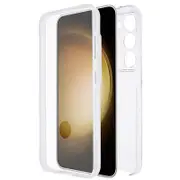 For Samsung Galaxy S23+ Detachable Phone Case Transparent Phone Cover with PET Screen Protector