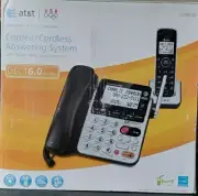 AT&T CL84109 1.9 GHz Dual Handsets Single Line Corded / Cordless Phone (NEW)