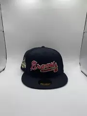 new era 59fifty atlanta braves fitted hat size 7 1/4