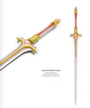 Sword Art Online SAO1:1 Radiant Light Asuna Yuki Alicization,Anime Cosplay Metal