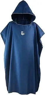 Surf Poncho Changing Robe Microfiber Lightweight Soft with Hood Wetsuit Cloak Changing Towel for Surfing, Swim, Beach