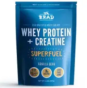 B.rad Grass-Fed Whey Protein Isolate Powder with Creatine | All-Natural Ultra...