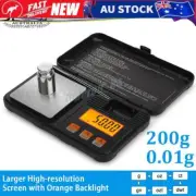 200g/0.01g Digital Milligram Scales High Precision Electronic Pockets Scale AU