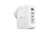 J5create JUP43130 130W GaN USB-C 4-Port Charger - (USB-C PDx 3, USB-A x 1 with Auto Balance Output) - Charge your phones, tablets, or laptops