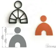 Arch Clay Cutter Set of 2 | Polymer Clay Cutter | Earring clay cutter |