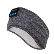 Sleep Headphones Wireless Bluetooth Sports Headband Headphones Perfect for Air Travel Workout-Grey