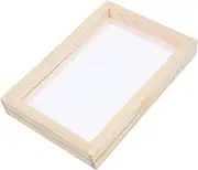 SEWACC Wooden Paper Frame Kit Handmade Craft Frame Paper Making Screen Xx Inches for Boys and Girls