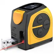 2 In 1 Laser Ranging Steel Tape Measure Laser Rangefinder Reel Measuring Tools