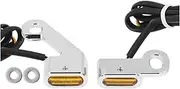 Motorcycle Indicators Flowing Turn Signal Lights Motorcycle MI&NI LED Turn Signals Indicators Running Blinker Amber For Ha&rl&ey for Softail TO&UR&IN&G(Turn Signal Light B)