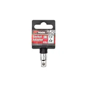 PK Tool 1/4" to 3/8" Drive Heavy Duty Socket Adaptor - Chrome Finish Cr-V
