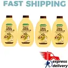 4X Garnier Ultra Doux Nourishing Shampoo Avocado Oil & Shea Butter 400ml