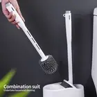 1 Set Toilet Floor Brush Long Handle Cleaning Dead End Cleaning Toilet Cleaning