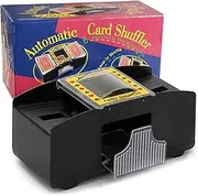 ZAKVOP Automatic Card Shuffler 1-2 Deck, Electric Poker Card Shuffler Machine for UNO Playing Card Game, Electric Shuffler Machine for Blackjack, Texas Hold'em, Family Party Travel (Battery Operated)