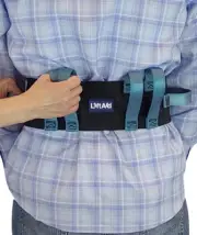 Gait Belt for Transfer & Walking 6 Hand Grips Quick-Release Metal Buckle LiftAid
