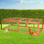 i.Pet Chicken Coop Rabbit Hutch 180cm Extra Large Wooden Chicken House Run XL He
