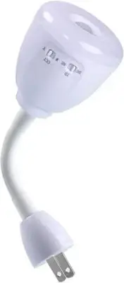 Plug in Motion Sensor Light, Dusk to Dawn Night Light AC Outlet Plug-in 3 Watts