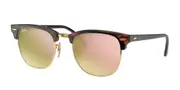 Ray-Ban RB3016/S Clubmaster Flash Lenses Gradient 990/7O Men's Sunglasses Tortoiseshell Size 51