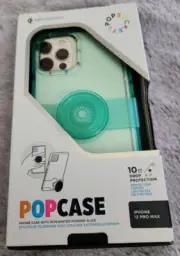 NEW! PopSockets POP CASE fits iPhone 12 Pro Max POPCASE Teal Spearmint