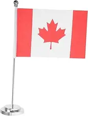 COMNESTBI Canada National Flag Table Runner Easy to Clean Office Table Desktop Decor Mini Desk Flag for Setting