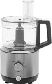 Food Processor | 12 Cup | Complete with 3 Feeding Tubes, Stainless Steel Mixing