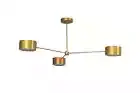 Stilnovo Ceiling Glass Chandelier 3 Light Modern Fixture Mid Century Pendant