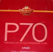 HO BROADWAY LIMITED 4360 P70 PRR PENNSYLVANIA 4 CAR SET # 3433 3519 3587 3706