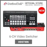DeviceWell HDS7306 4 SDI+2 HDMI 6-Channel Record Video Switcher USB3.0 UVC Live