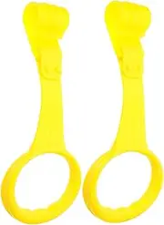 GREENADSCAPE 1 Pair Pull Rings for Crib Bed Stand Up Rings Portable Walking Exercise Support Lightweight Easy to Install Smooth Edges for Safe Grasping Confidence Builder for Standing Up