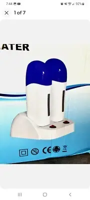 Huini Roll-on Double Depilatory Wax Cartridge Heater Warmer Hair Removal Waxing